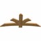 Ekena Millwork Davenport Rough Sawn Timber Gable Bracket, Western Red Cedar, 72"W x 30"H x 2"D x 6"F, 10/12 Pitch GBW072X30X0206DAV00RWR - alternate 5